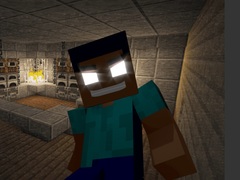 խաղ Nubik And 5 Nights With Herobrine
