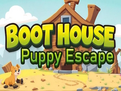 խաղ Boot House Puppy Escape