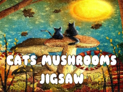խաղ Cats Mushrooms Jigsaw
