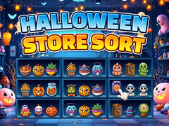 խաղ Halloween Store Sort