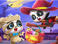 խաղ Jigsaw Puzzle: Baby Panda Halloween