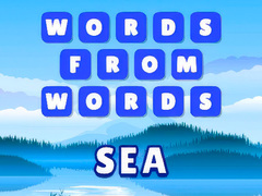 խաղ Words from words: Sea