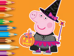 խաղ Coloring Book: Peppa Pig Halloween