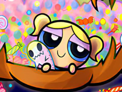 խաղ Jigsaw Puzzle: Powerpuff Girl Halloween