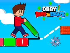 խաղ Obby Draw to Escape