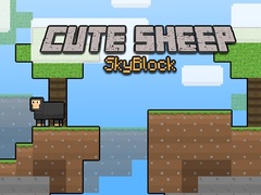 խաղ Cute Sheep Skyblock