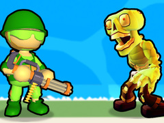 խաղ Destruction of Stickman Zombie