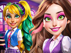 խաղ Princesses at Horror School