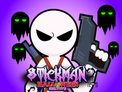 խաղ Stickman Halloween Survive