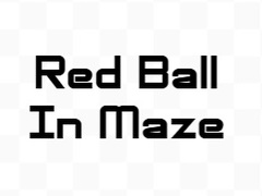 խաղ Red Ball In Maze