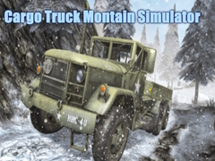 խաղ Cargo Truck Montain Simulator