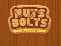 խաղ Nuts & Bolts Wood Puzzle Game