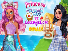 խաղ Princess Cottage Core vs Mermaid Core Rivals
