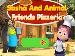 խաղ Sasha And Animal Friends Pizzeria