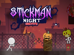խաղ Stickman Night Survive