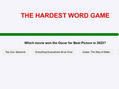 խաղ The Hardest Word Game