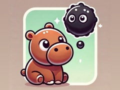 խաղ Hide Moodeng Hippo!