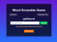 խաղ Word Scramble Game Challenge