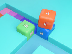 խաղ Maze Cube 2048