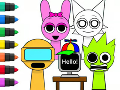 խաղ Coloring Book: Sprunki Incredibox