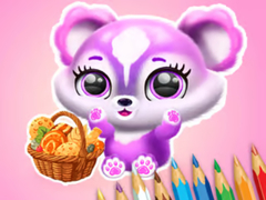 խաղ Coloring Book: Fluffy Picnic