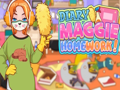խաղ Diary Maggie Homework!