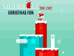 խաղ Snowball The Cat Christmas Fun