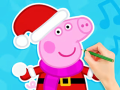 խաղ Coloring Book: Peppa Pig Snowman
