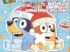 խաղ Bluey Christmas Jigsaw