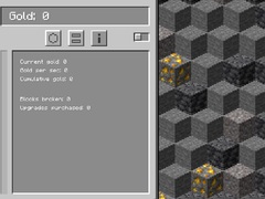 խաղ Minecraft Gold Clicker