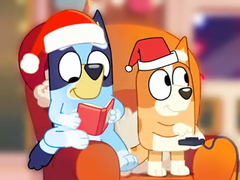 խաղ Jigsaw Puzzle: Bluey Christmas Party