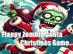 խաղ Flappy Zombie Santa Christmas Game