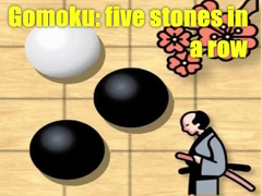 խաղ Gomoku: five stones in a row