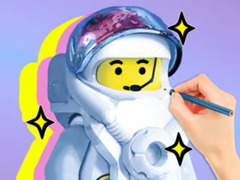 խաղ Coloring Book: LEGO Astronaut