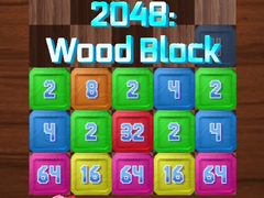 խաղ 2048: Wood Block