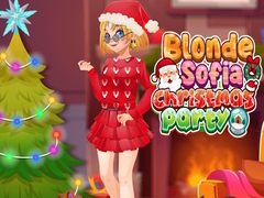խաղ Blonde Sofia: Christmas Party