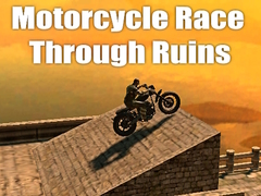 խաղ Motorcycle Race Through Ruins