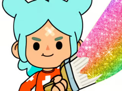 խաղ Coloring Book: Toca Boca Rita