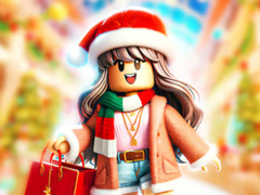 խաղ Jigsaw Puzzle: Roblox Christmas Mall