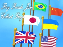 խաղ Flag Puzzle Jam: Collect Flags