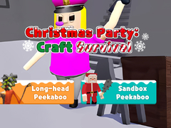 խաղ Christmas Party: Craft Survival