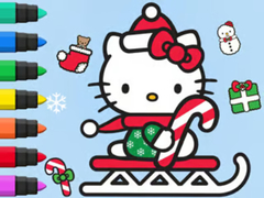 խաղ Coloring Book: Hello Kitty Christmas