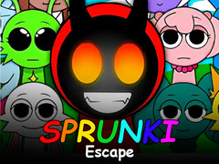 խաղ Sprunki 3D Escape