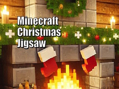 խաղ Minecraft Christmas Jigsaw