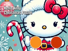 խաղ Hello Kitty Christmas Puzzle