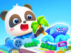 խաղ Jigsaw Puzzle: Baby Panda's Dream Town