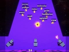 խաղ Neon Defense: Type!