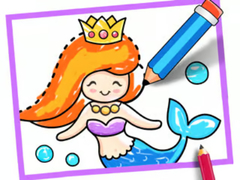 խաղ Toddler Drawing: Mermaid