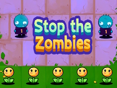 խաղ Stop the Zombies