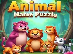խաղ Animal Name Puzzle